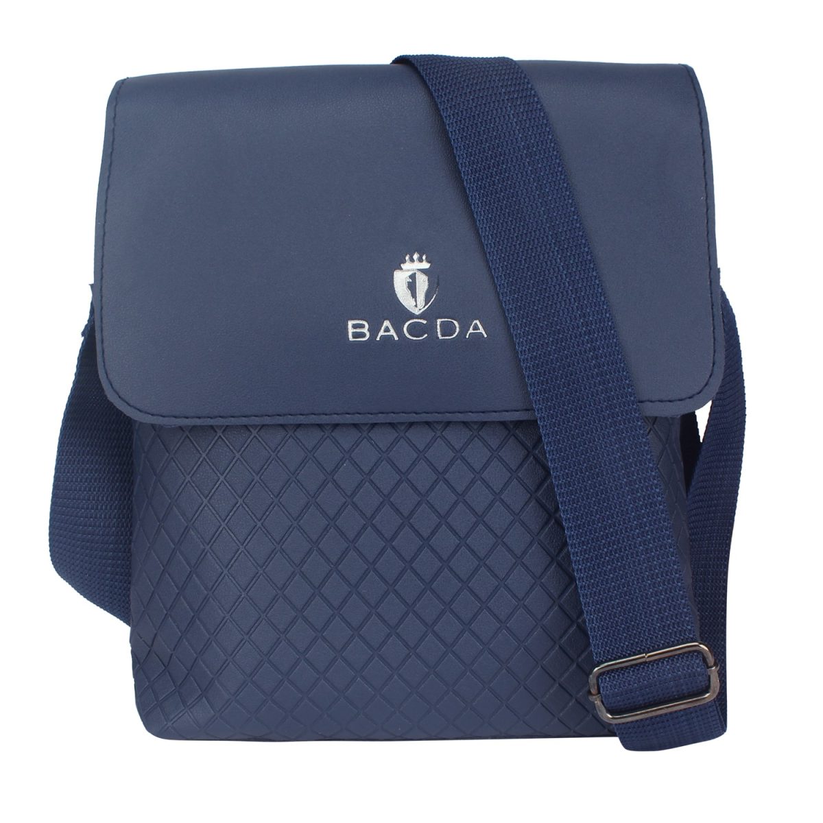 Navy Flap Sling Bag/ Side Bag