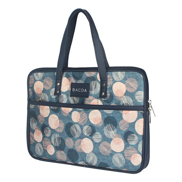 Daisy Laptop Sleeve Bag Navy Blue