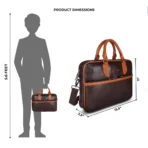 Elite Laptop Bag - Brown